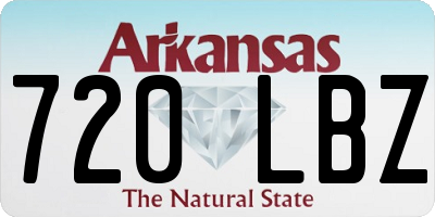 AR license plate 720LBZ