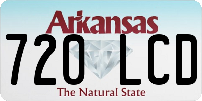 AR license plate 720LCD