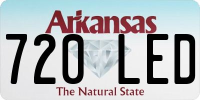 AR license plate 720LED