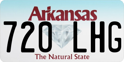 AR license plate 720LHG