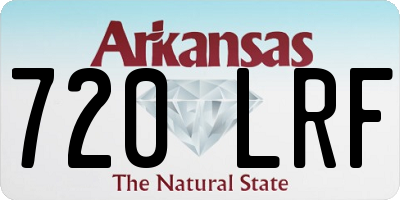AR license plate 720LRF