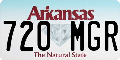 AR license plate 720MGR