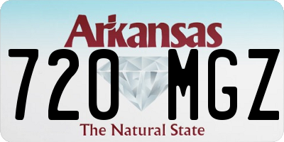 AR license plate 720MGZ