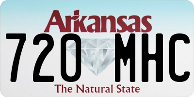AR license plate 720MHC