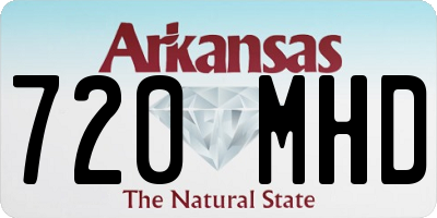 AR license plate 720MHD