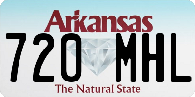 AR license plate 720MHL