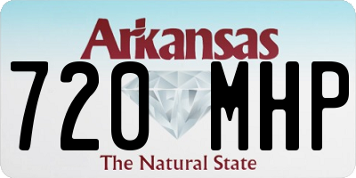 AR license plate 720MHP