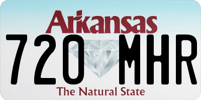 AR license plate 720MHR