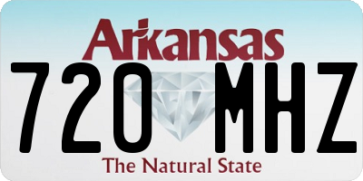 AR license plate 720MHZ