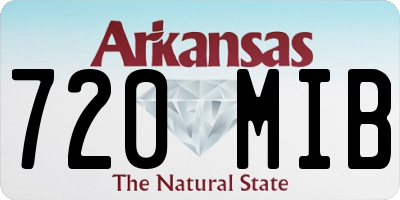 AR license plate 720MIB