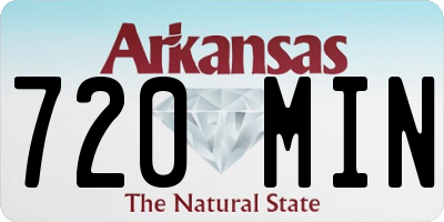 AR license plate 720MIN