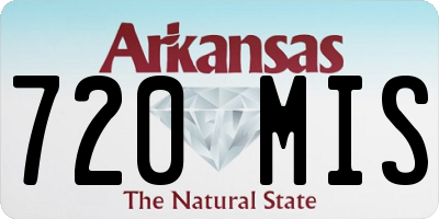AR license plate 720MIS