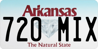 AR license plate 720MIX