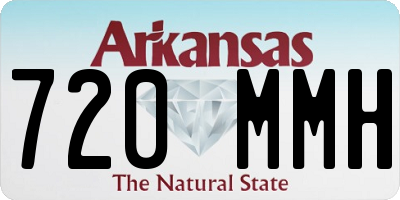 AR license plate 720MMH