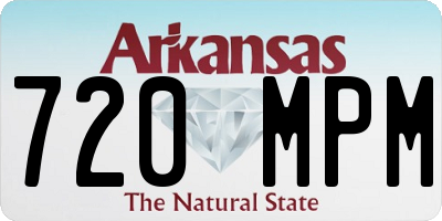 AR license plate 720MPM