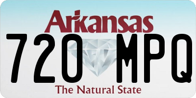 AR license plate 720MPQ