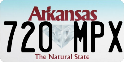 AR license plate 720MPX