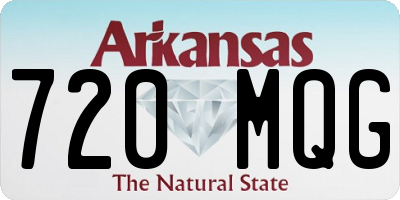 AR license plate 720MQG