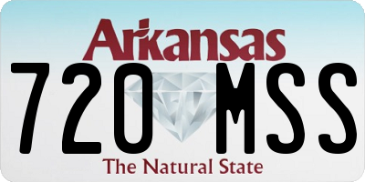 AR license plate 720MSS