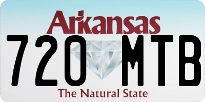 AR license plate 720MTB