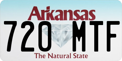 AR license plate 720MTF