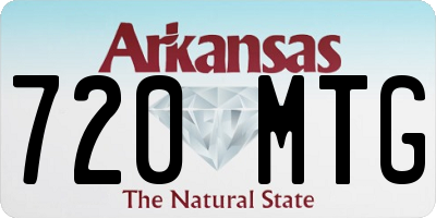 AR license plate 720MTG