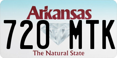 AR license plate 720MTK