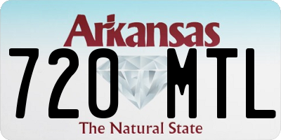 AR license plate 720MTL