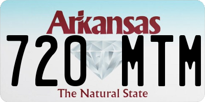 AR license plate 720MTM