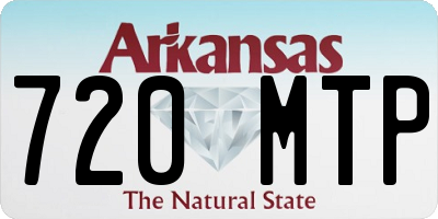 AR license plate 720MTP