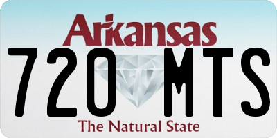 AR license plate 720MTS