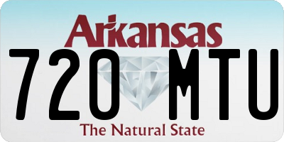 AR license plate 720MTU