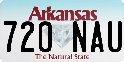 AR license plate 720NAU