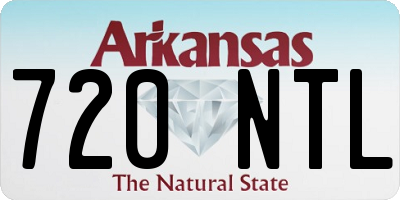AR license plate 720NTL