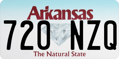 AR license plate 720NZQ