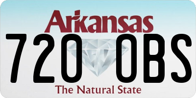 AR license plate 720OBS
