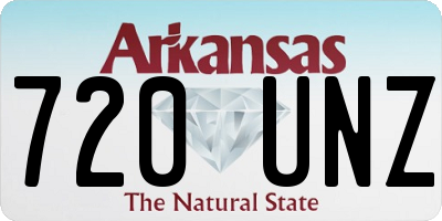 AR license plate 720UNZ
