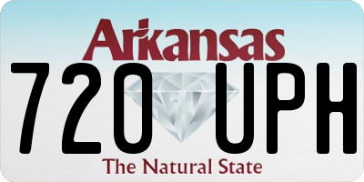AR license plate 720UPH