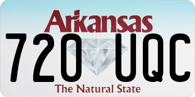 AR license plate 720UQC