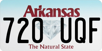 AR license plate 720UQF