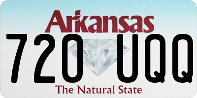 AR license plate 720UQQ