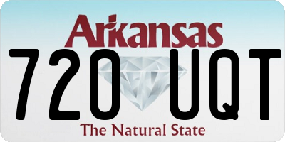 AR license plate 720UQT