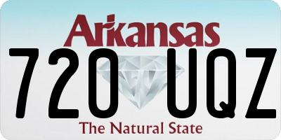 AR license plate 720UQZ