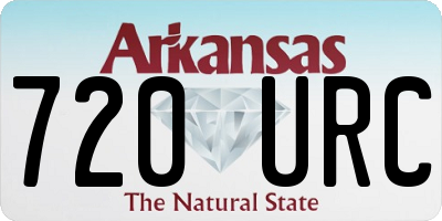 AR license plate 720URC