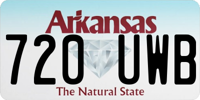 AR license plate 720UWB