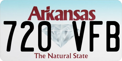 AR license plate 720VFB