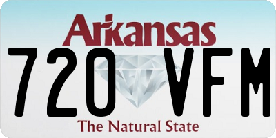 AR license plate 720VFM