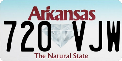 AR license plate 720VJW