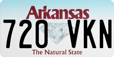 AR license plate 720VKN
