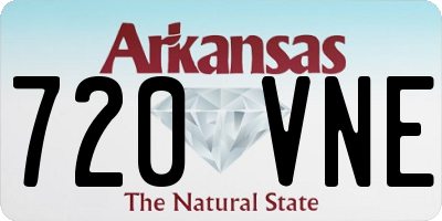 AR license plate 720VNE